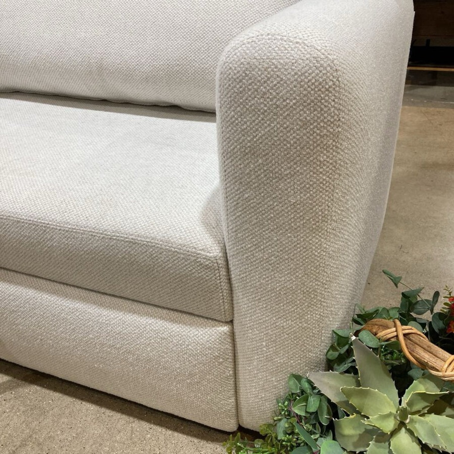 Room & Board Chair & A Half Pull-Out Chair White - image-3