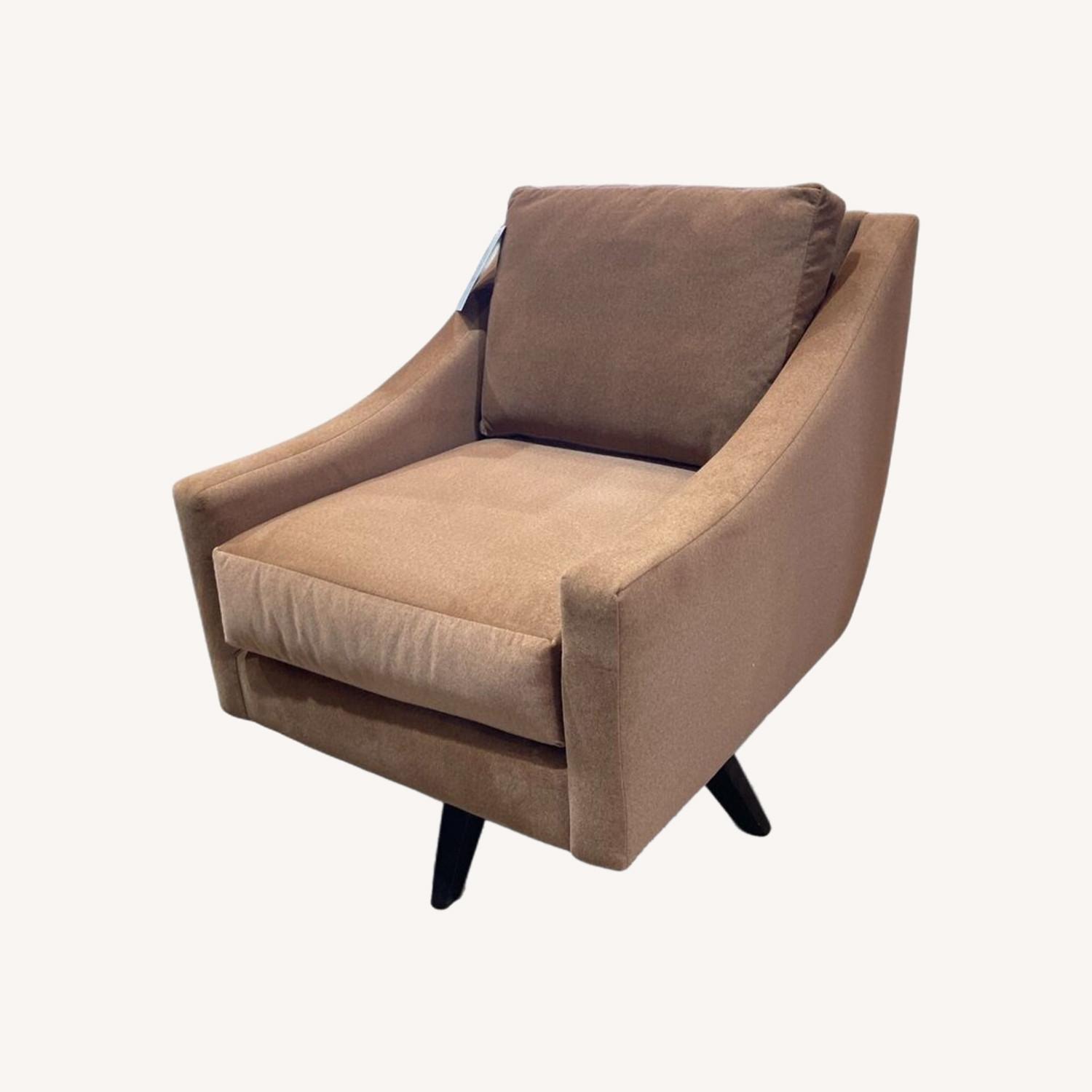 Toms Price Nash Velvet Swivel Chair Carmel - image-0