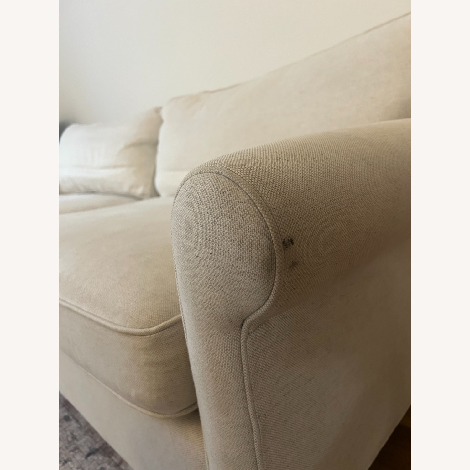 Crate & Barrel Montclair 2 Seat Roll Arm Sofa - image-5