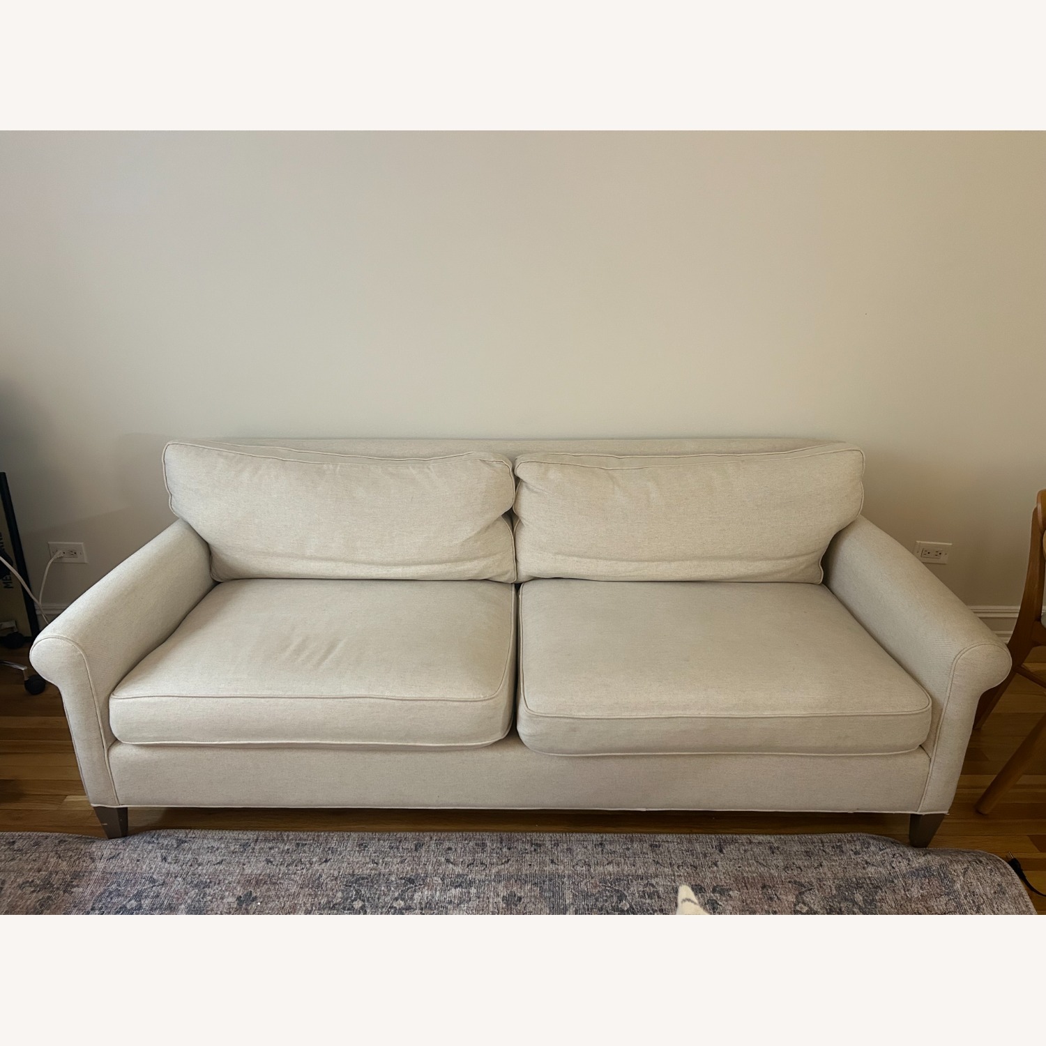 Crate & Barrel Montclair 2 Seat Roll Arm Sofa - image-2