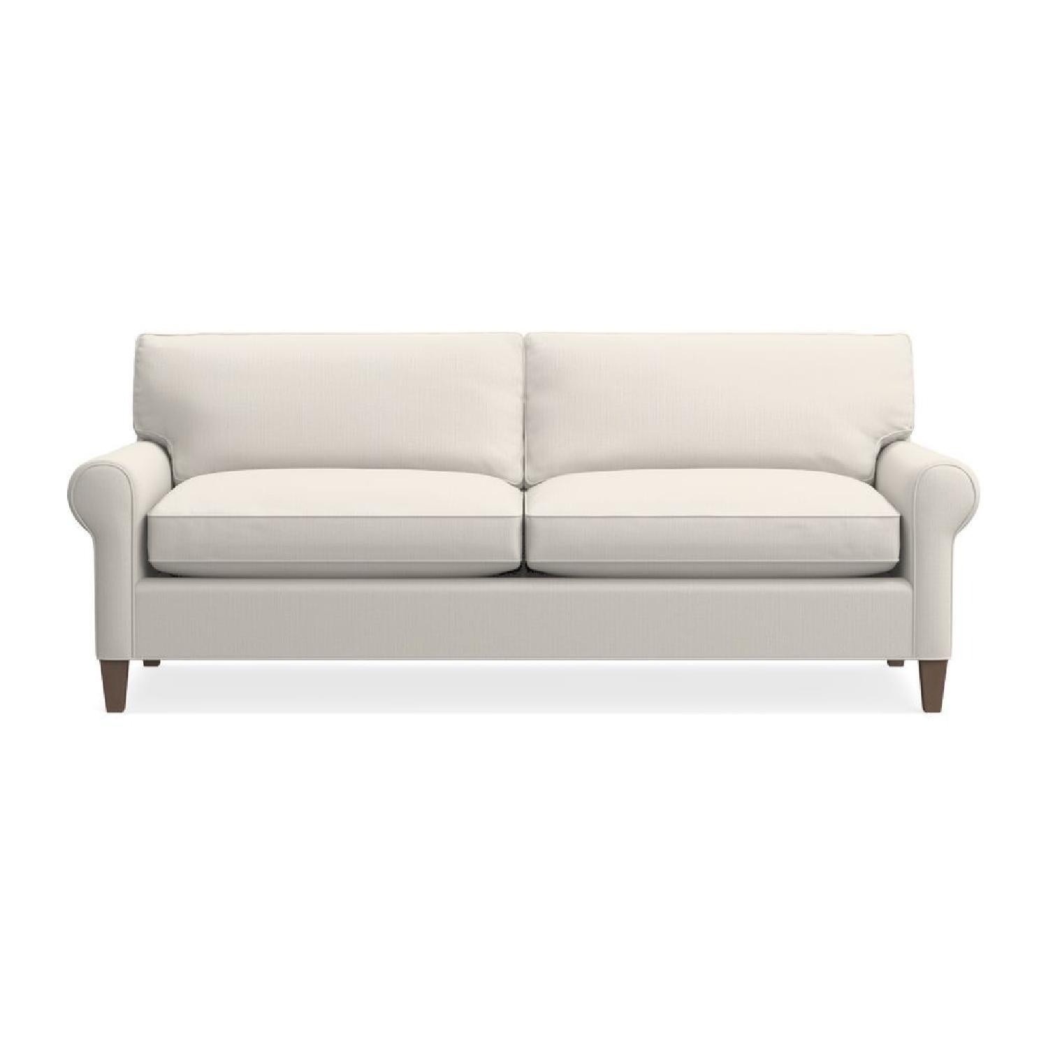 Crate & Barrel Montclair 2 Seat Roll Arm Sofa - image-0