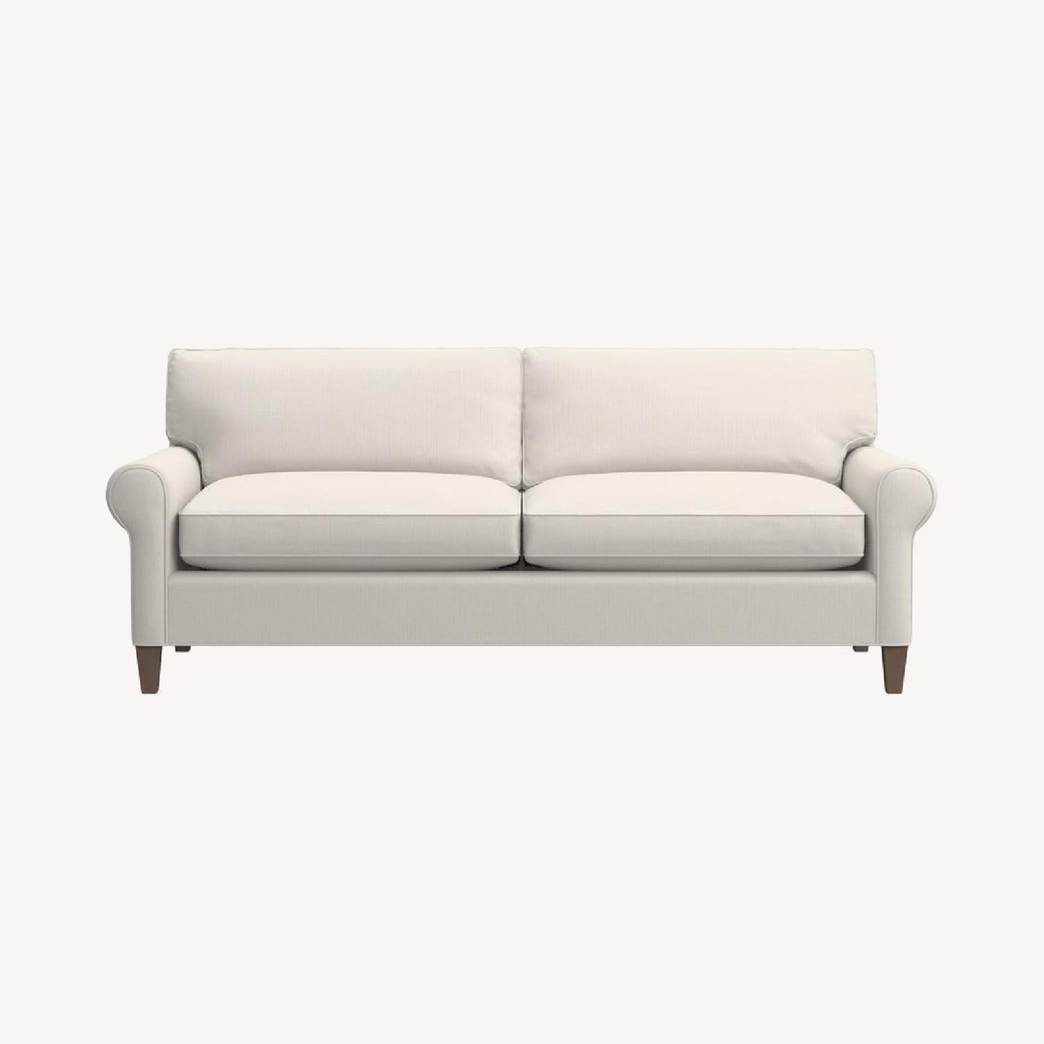 Crate & Barrel Montclair 2 Seat Roll Arm Sofa - image-1