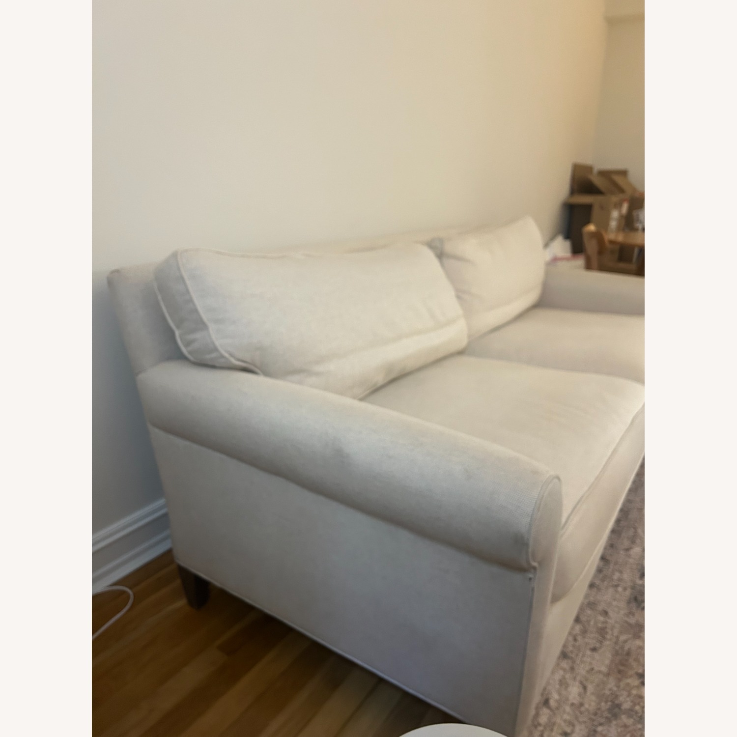 Crate & Barrel Montclair 2 Seat Roll Arm Sofa - image-3