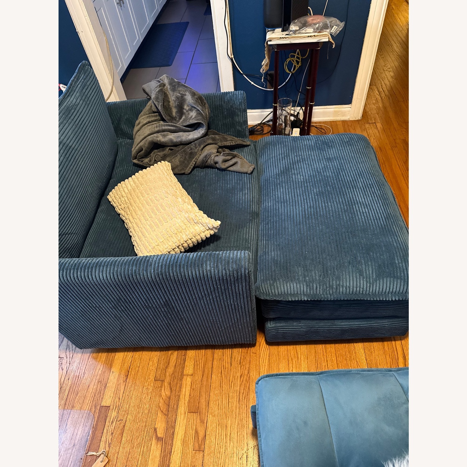 Wayfair Blue Armchair - image-1