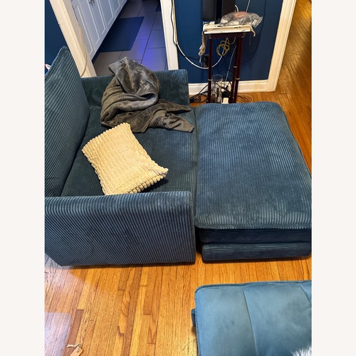 Used Wayfair Blue Armchair for sale on AptDeco