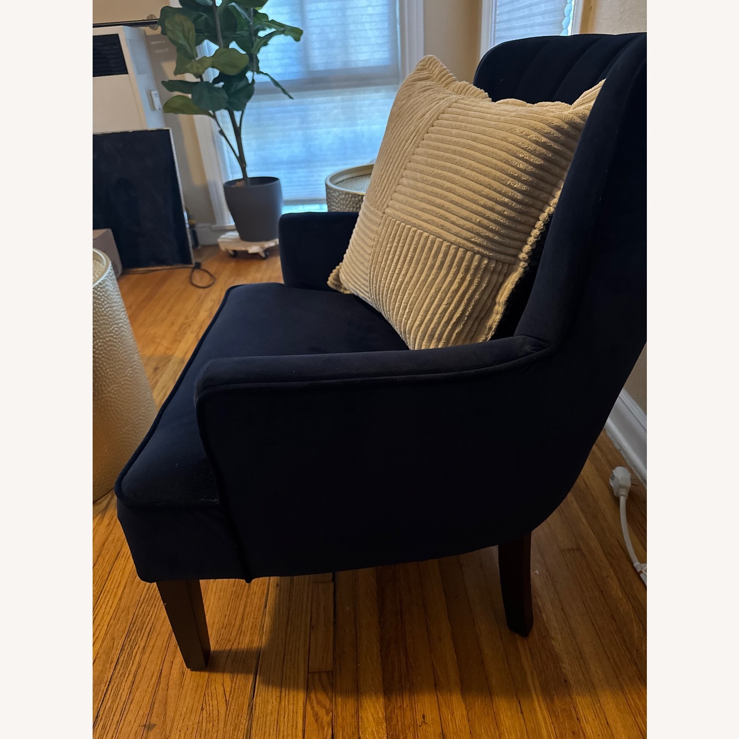 Blue Accent Chair - image-1