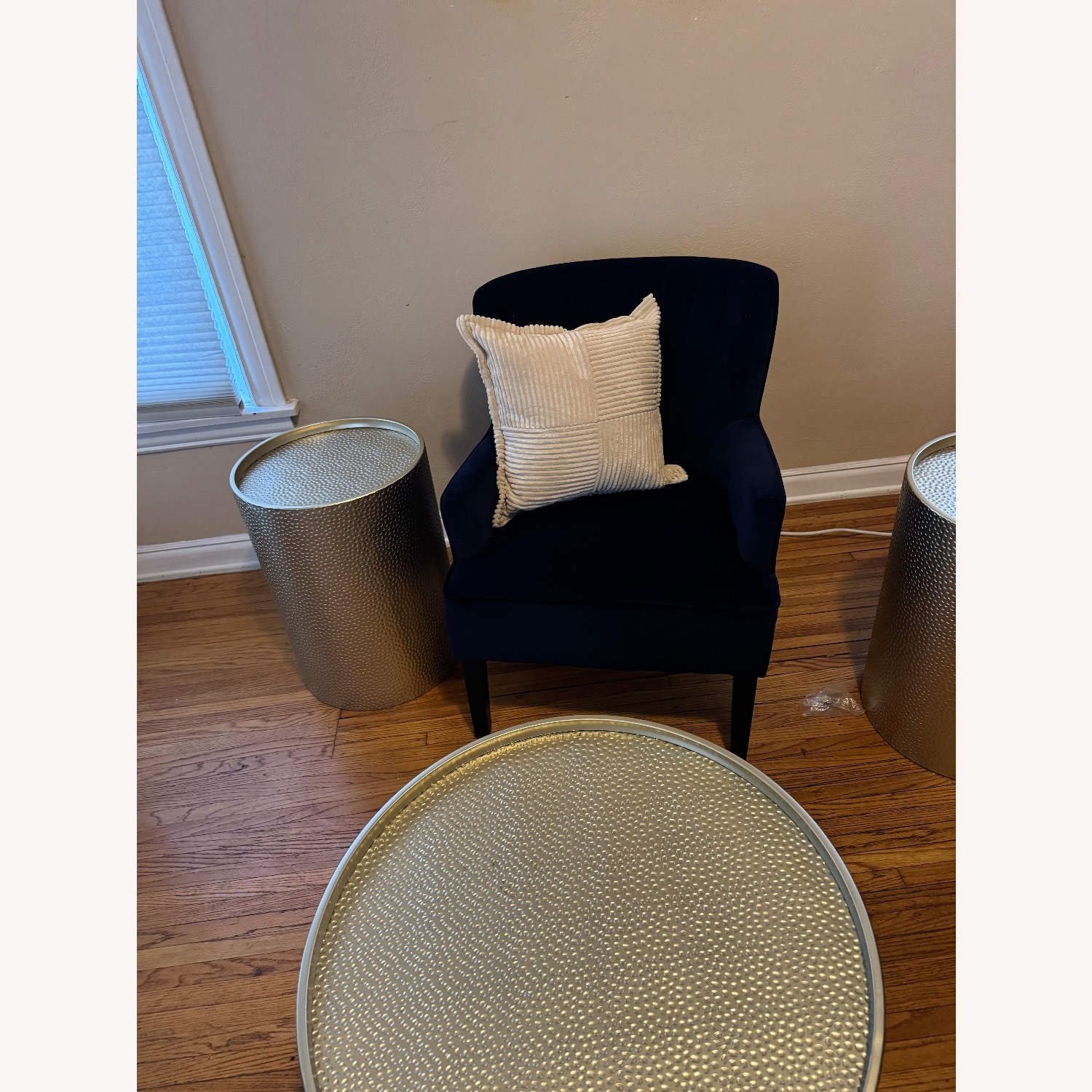 Blue Accent Chair - image-5