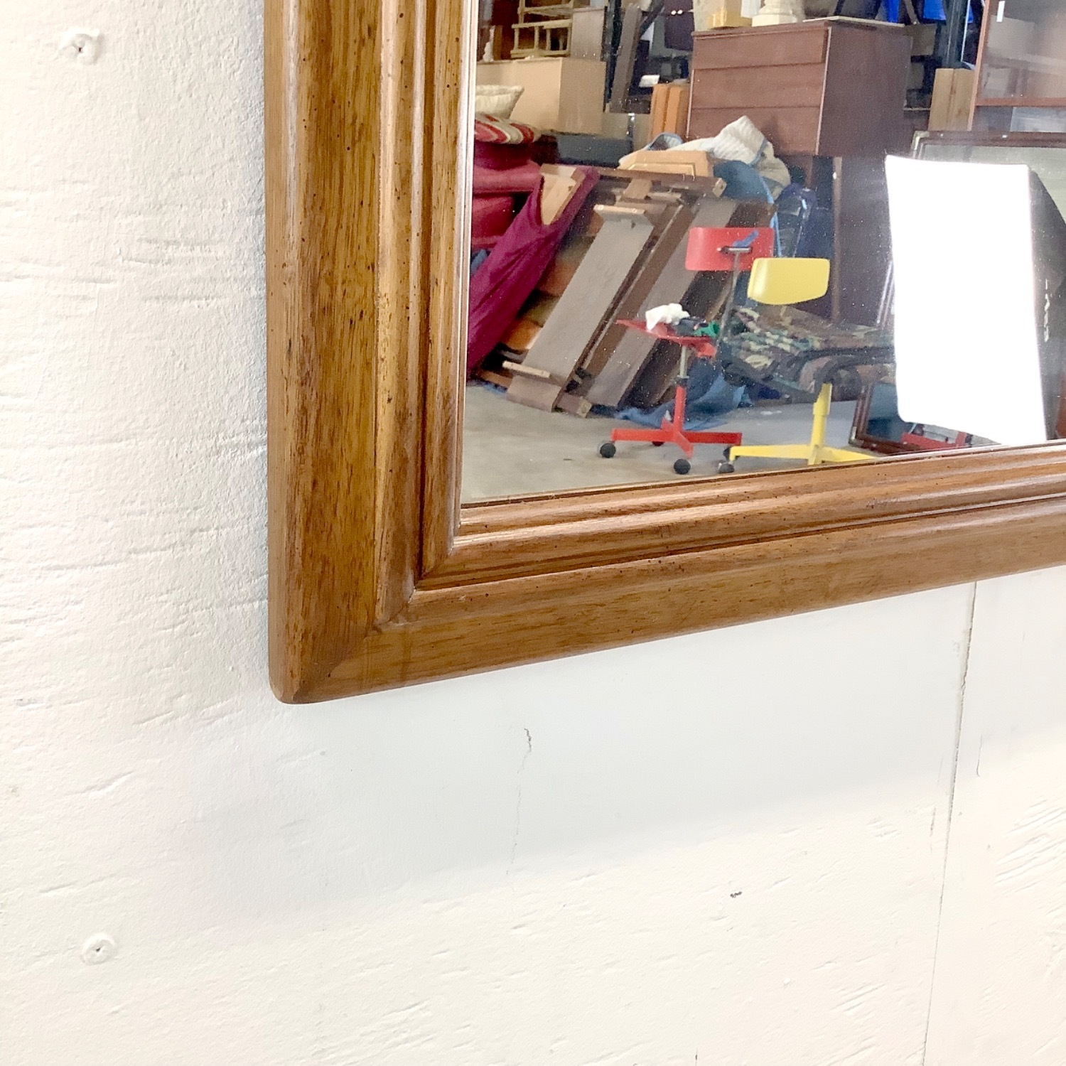 Vintage Drexel Wall Mirror W Cane Accent - image-8