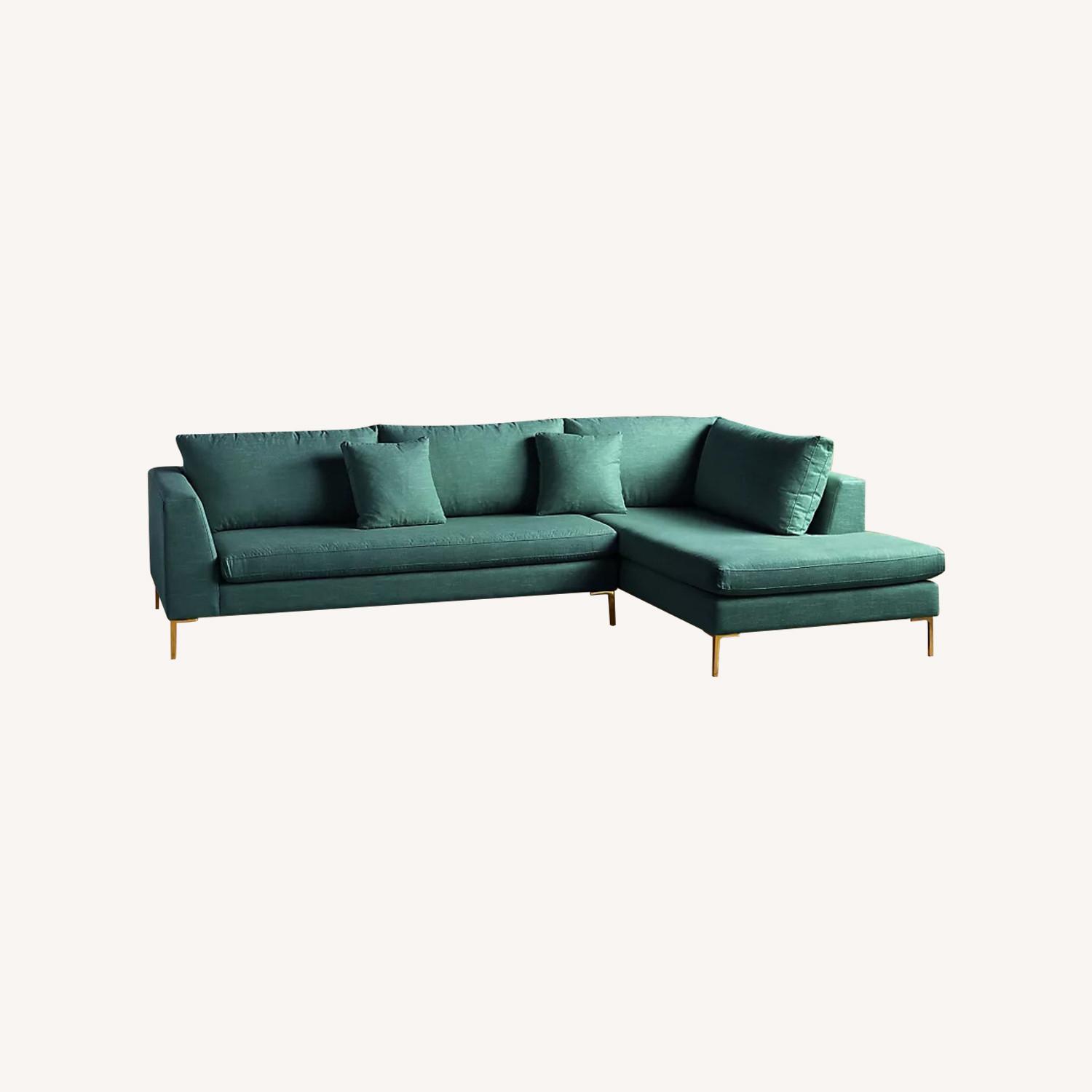 Anthropologie Edlyn Chaise Sectional - image-0