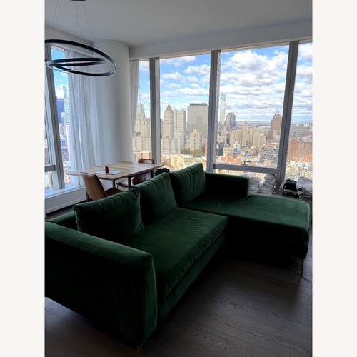 Used Anthropologie Edlyn Chaise Sectional for sale on AptDeco