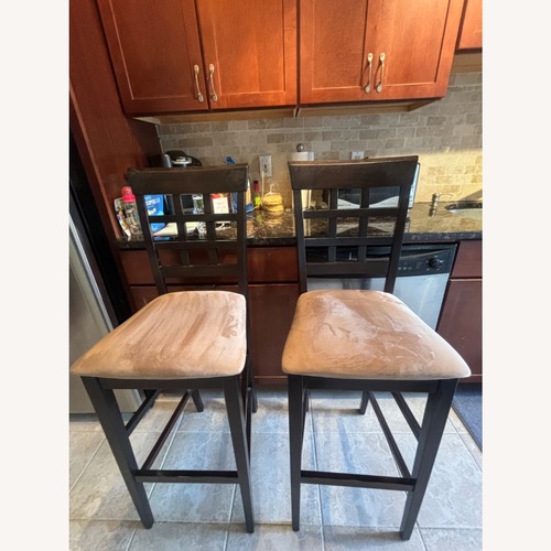 Used Vintage/Antique Finds Dark Brown Wood Stools for sale on AptDeco