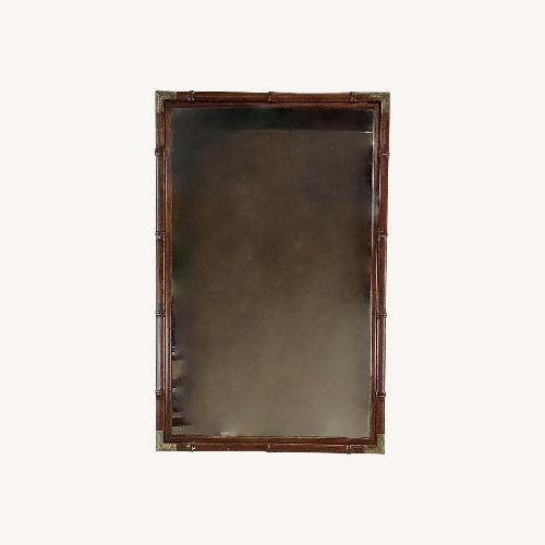 Used Vintage Campaign Wall Mirror Attr Henredon for sale on AptDeco