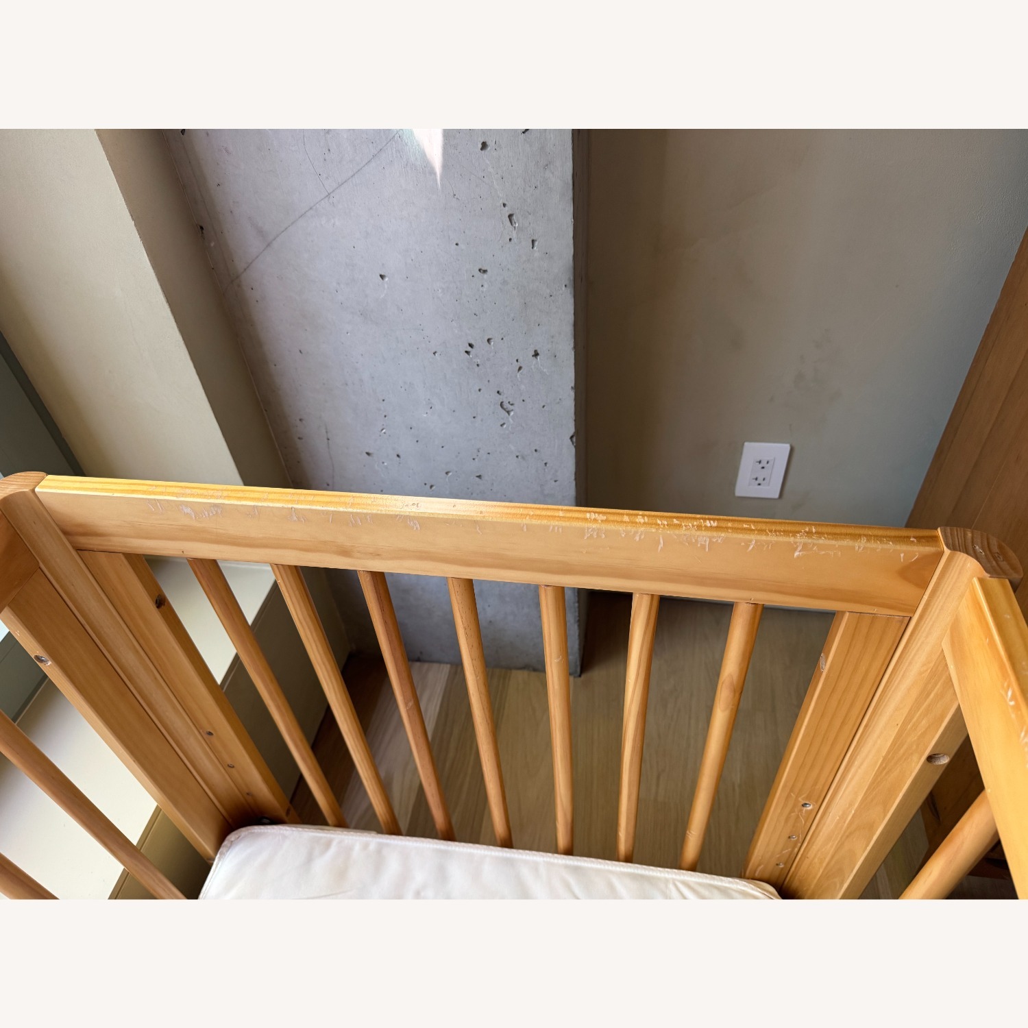 Babyletto Lolly Natural Wood Convertible Crib - image-5