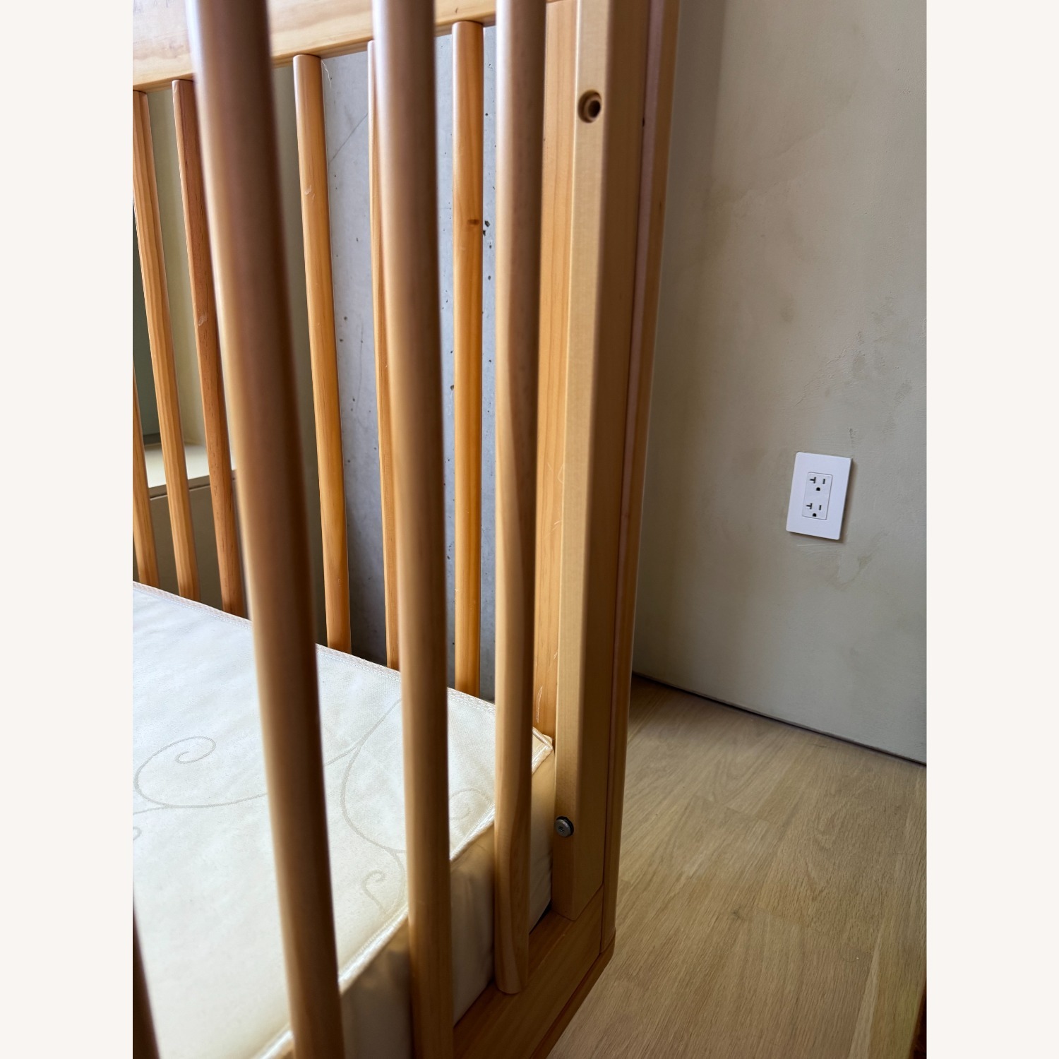 Babyletto Lolly Natural Wood Convertible Crib - image-7