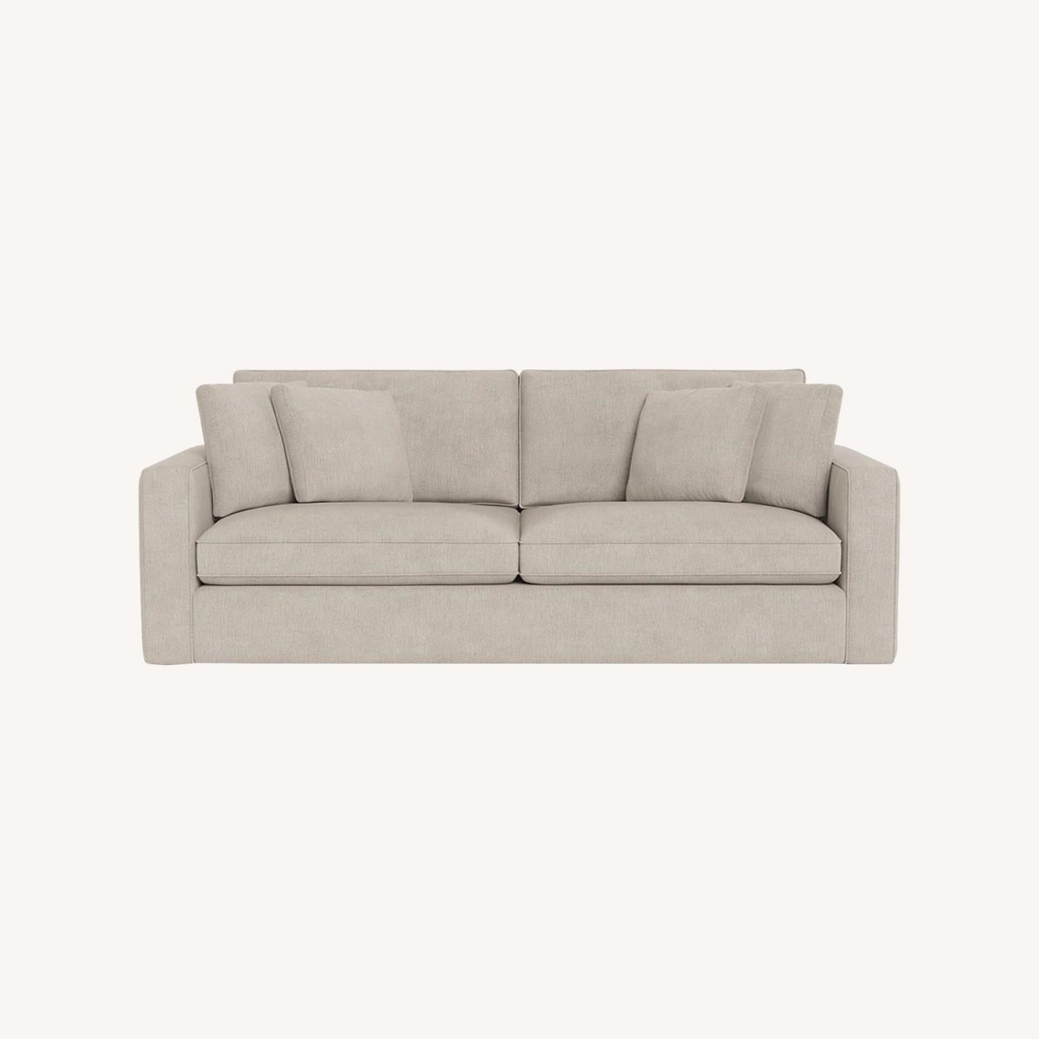 Interior Define Natural Linen 3+ Seater Sofa - image-0
