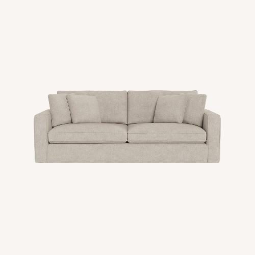 Used Interior Define Natural Linen 3+ Seater Sofa for sale on AptDeco