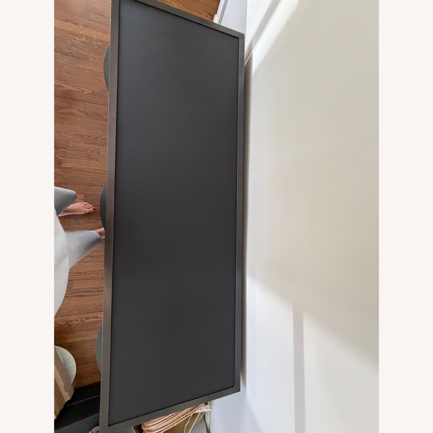 Uhuru Cairns Credenza Black Leather Sideboard - image-5