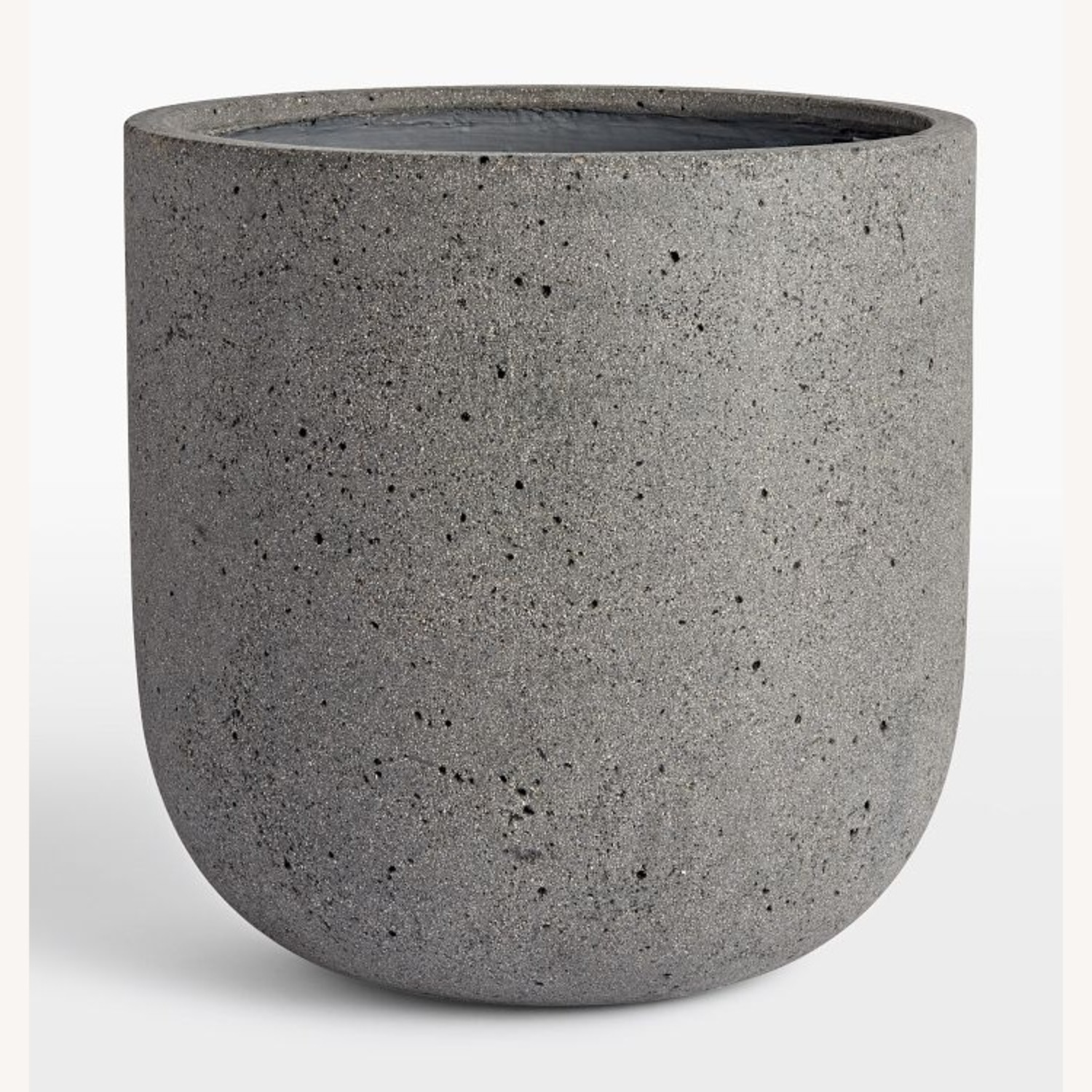 Rejuvenation Dell All-Weather Dark Gray Stone Planter - image-4