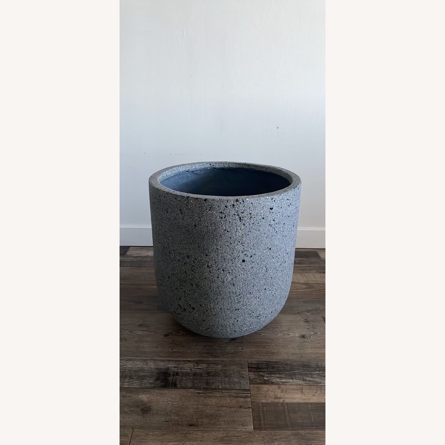 Rejuvenation Dell All-Weather Dark Gray Stone Planter - image-1
