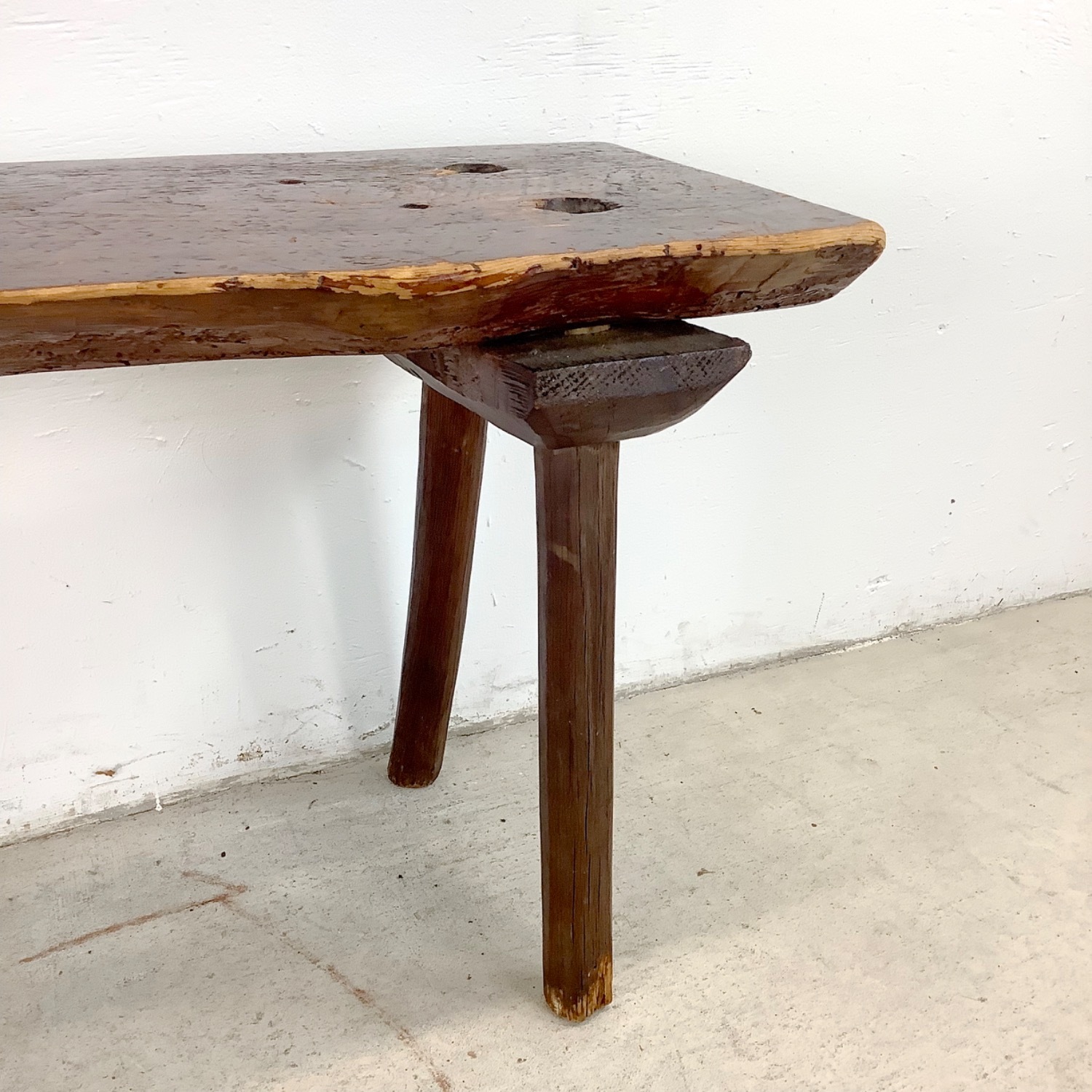 Primitive Rustic Cobblers Bench - image-23