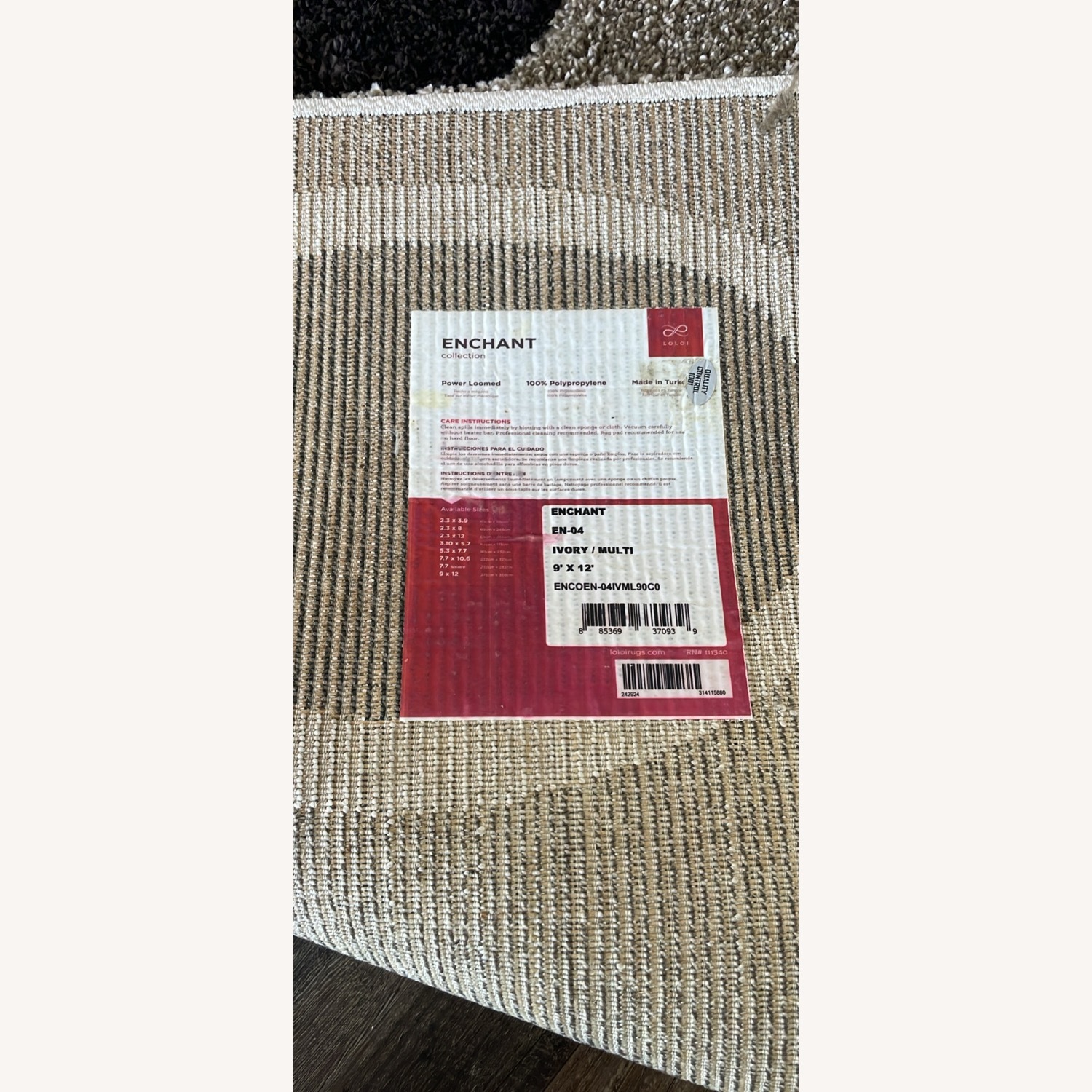 Enchant Rug by Loloi – 9’ x 12’ – Ivory & Multi - image-1