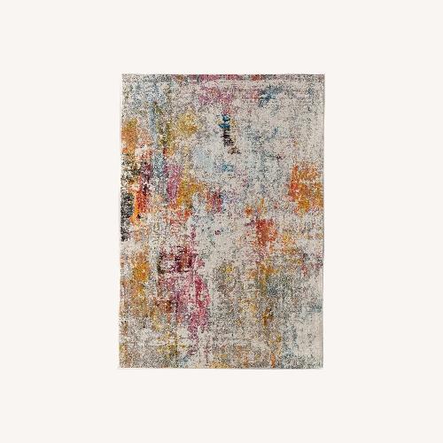 Used Urban Outfitters Lilytide Watercolor Tufted Rug 5' x 8' for sale on AptDeco