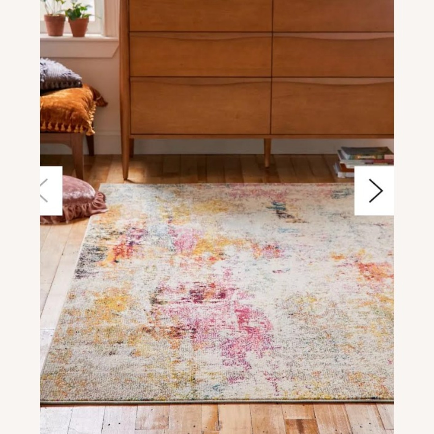 Urban Outfitters Lilytide Watercolor Tufted Rug 5' x 8' - image-3