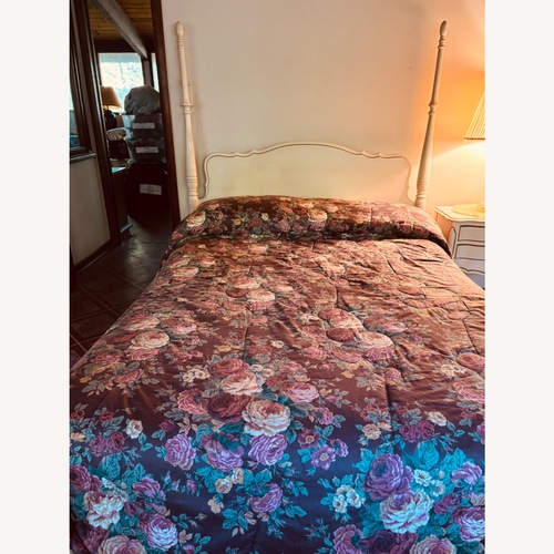 Used J.B. Van Sciver Co. White Headboard for sale on AptDeco