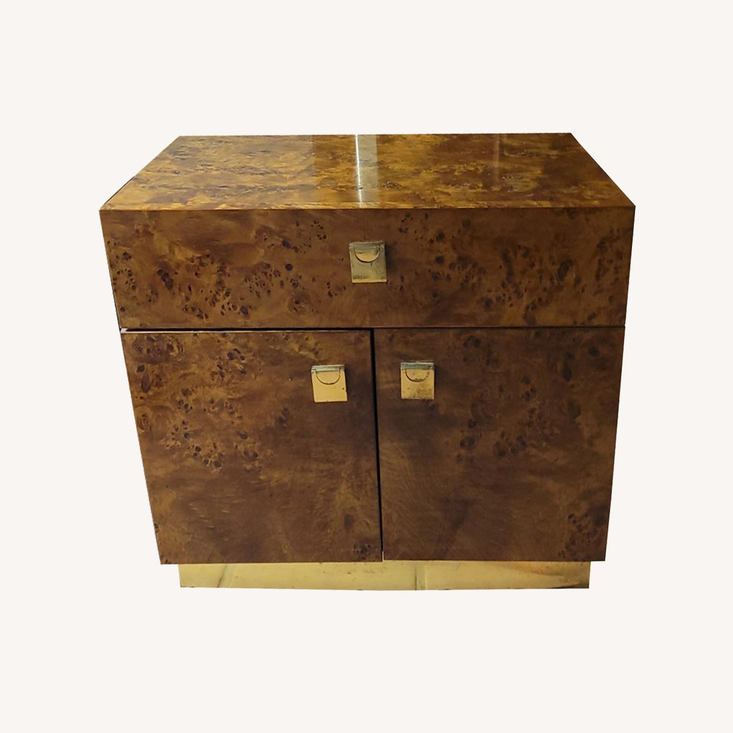 Vintage Burlwood Nightstands - image-0