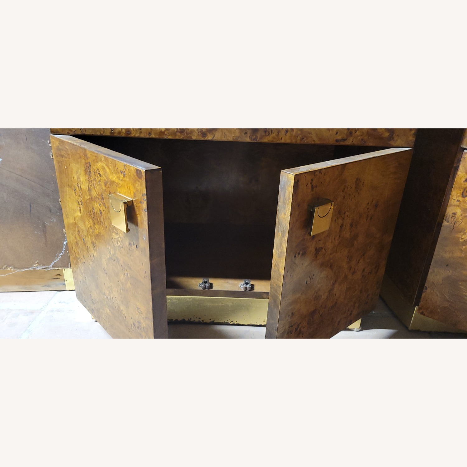 Vintage Burlwood Nightstands - image-3