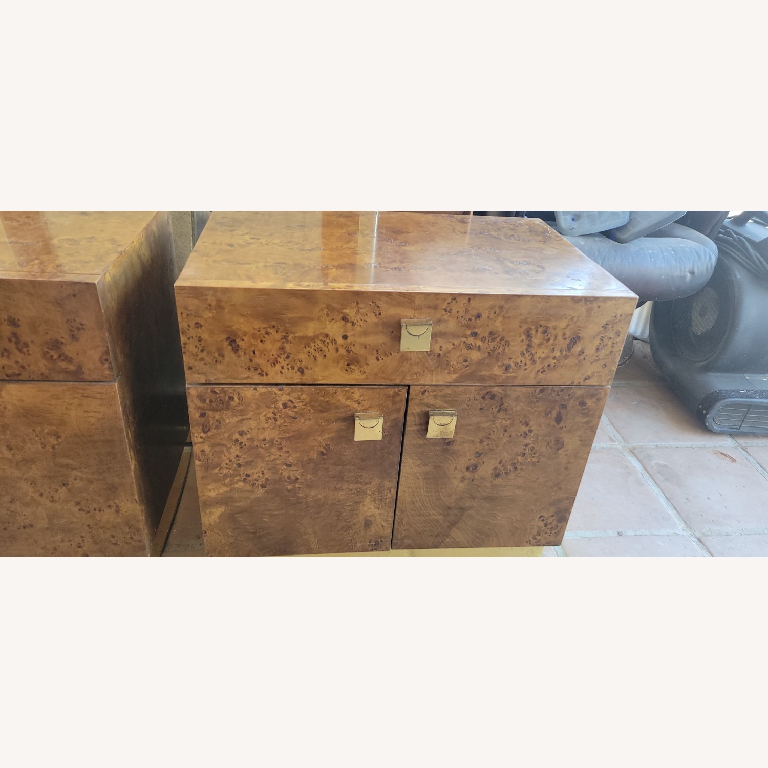Vintage Burlwood Nightstands - image-17