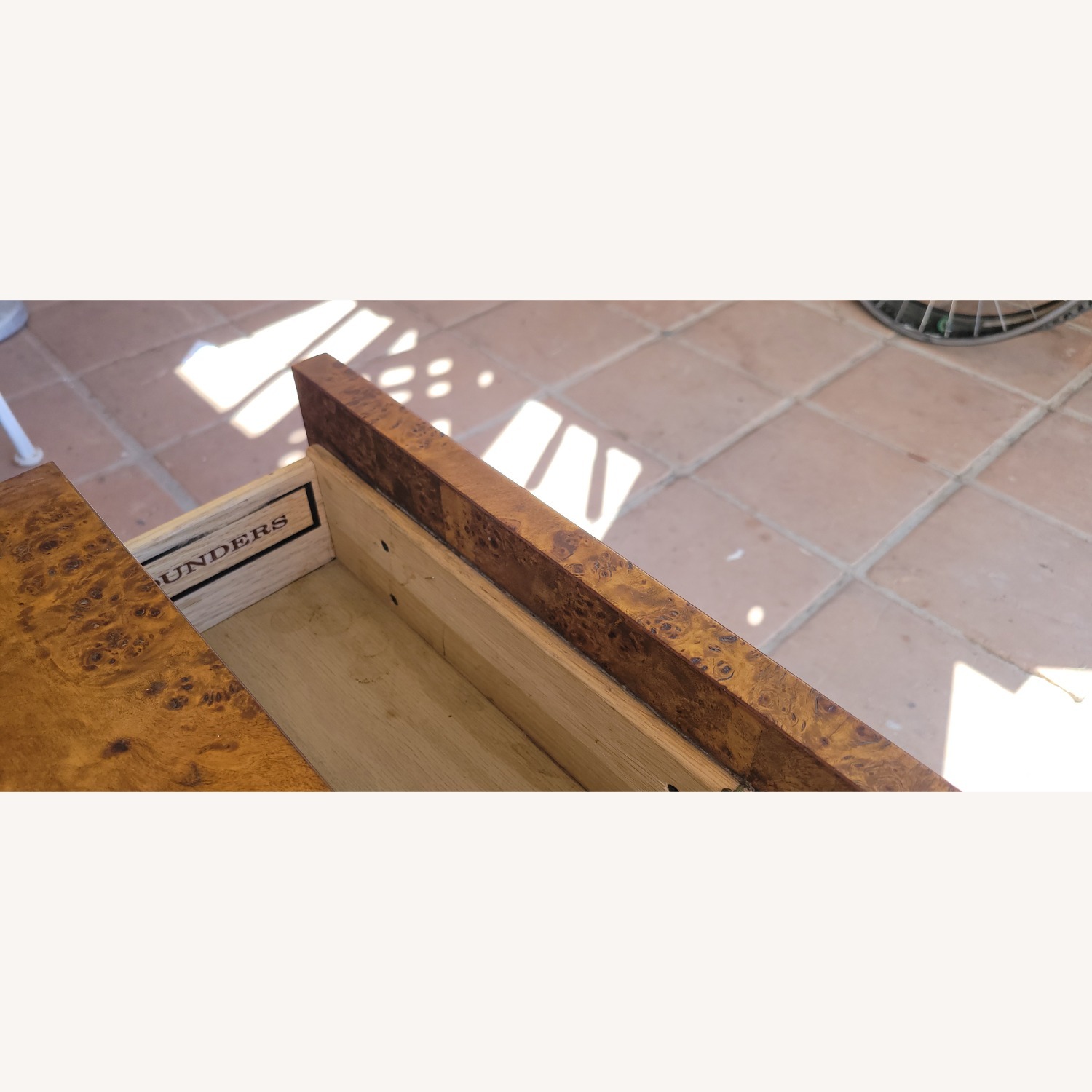 Vintage Burlwood Nightstands - image-9