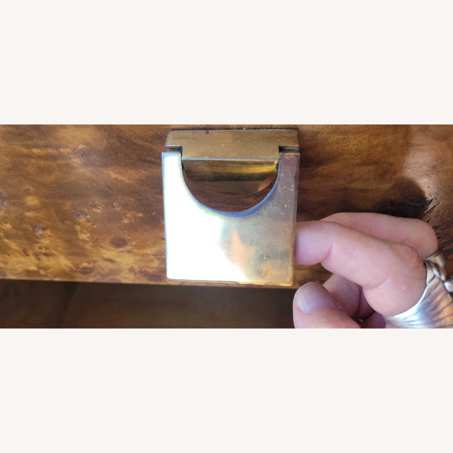 Vintage Burlwood Nightstands - image-5