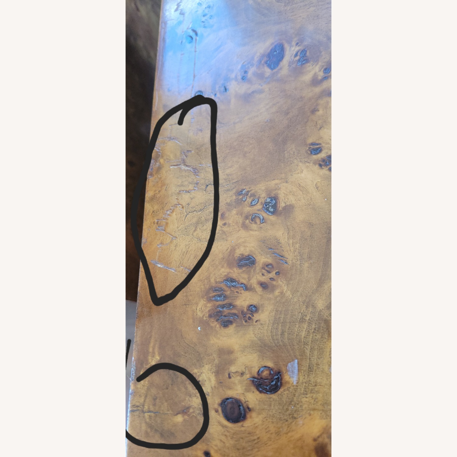 Vintage Burlwood Nightstands - image-14