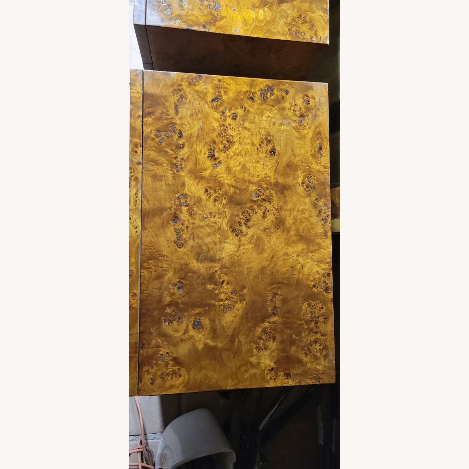 Vintage Burlwood Nightstands - image-12