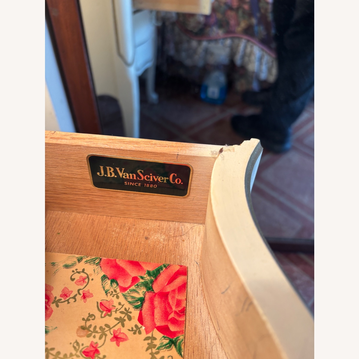 J.B. Van Sciver Co. White Dresser - image-5
