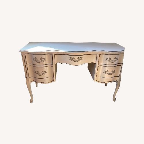 Used Vintage/Antique French Provincial White Desk for sale on AptDeco