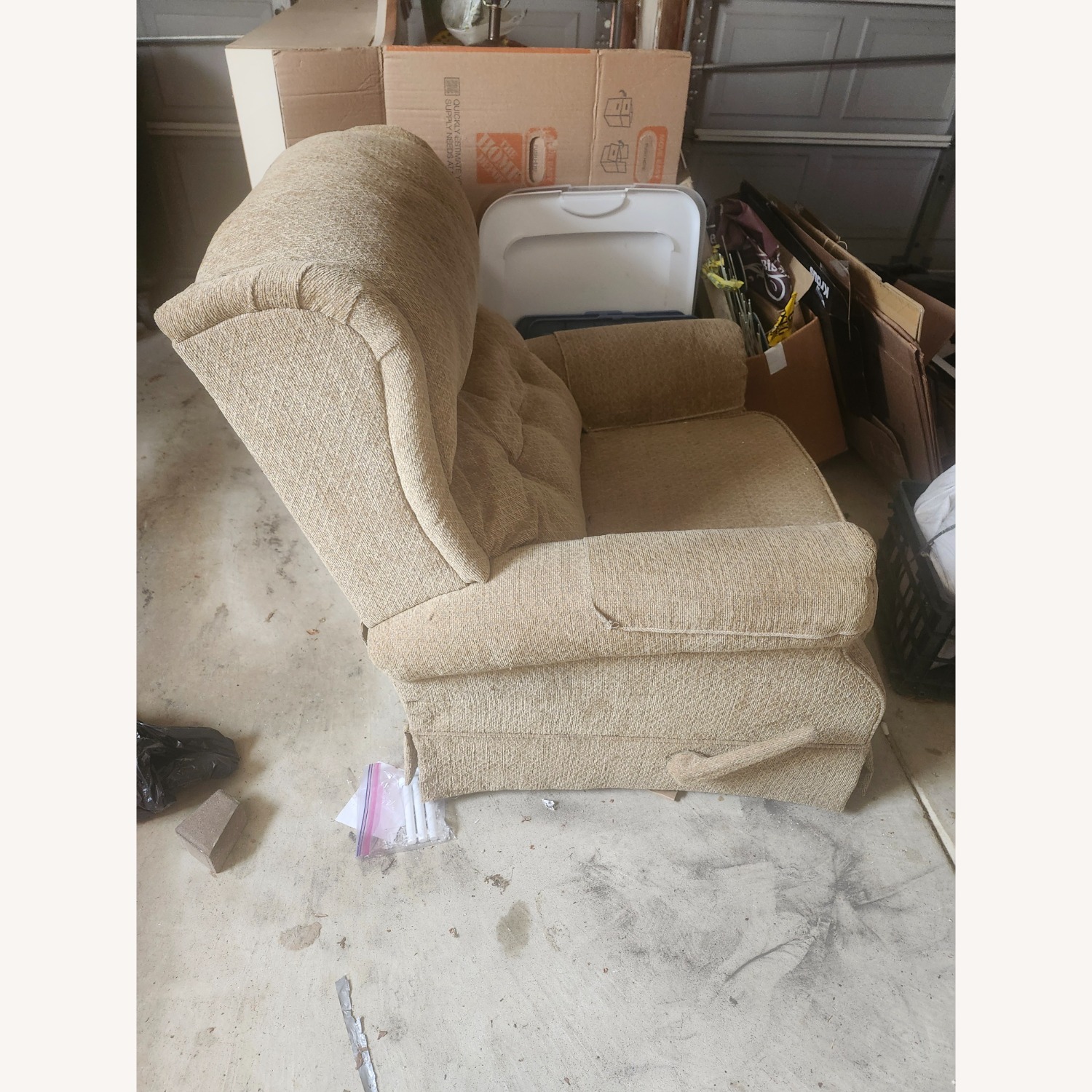 Beige Rocker/ Recliner - image-1