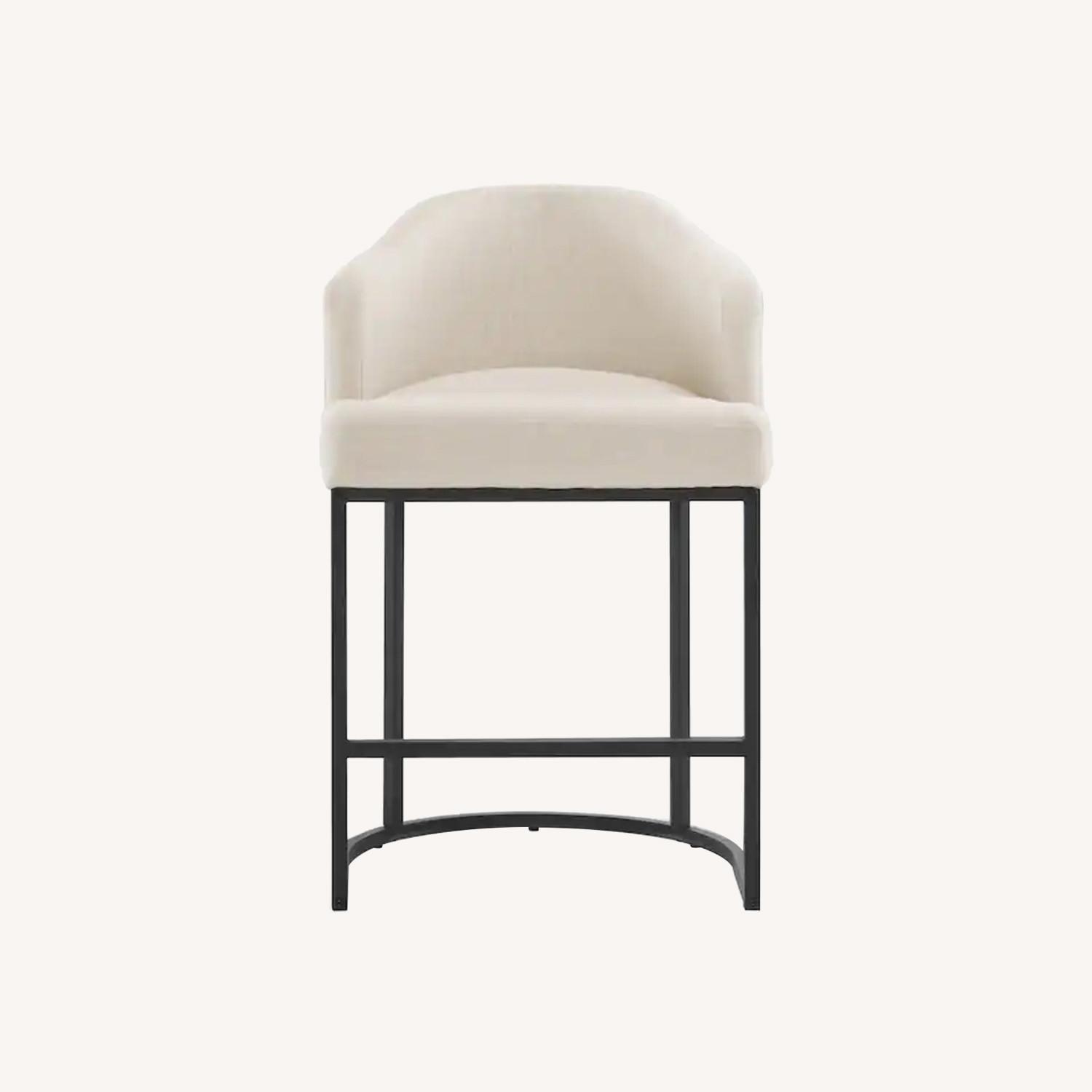 Natural Fabric Dining Chairs - image-0