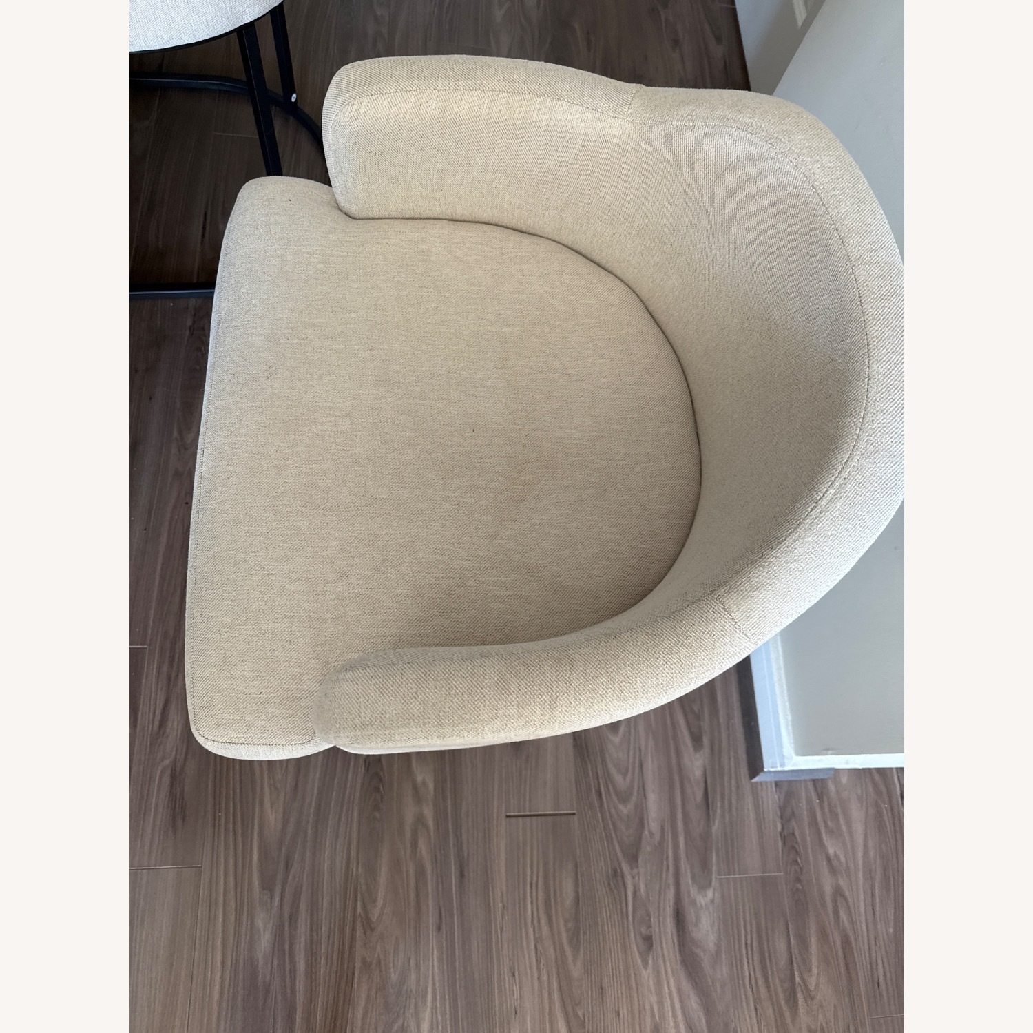 Natural Fabric Dining Chairs - image-3