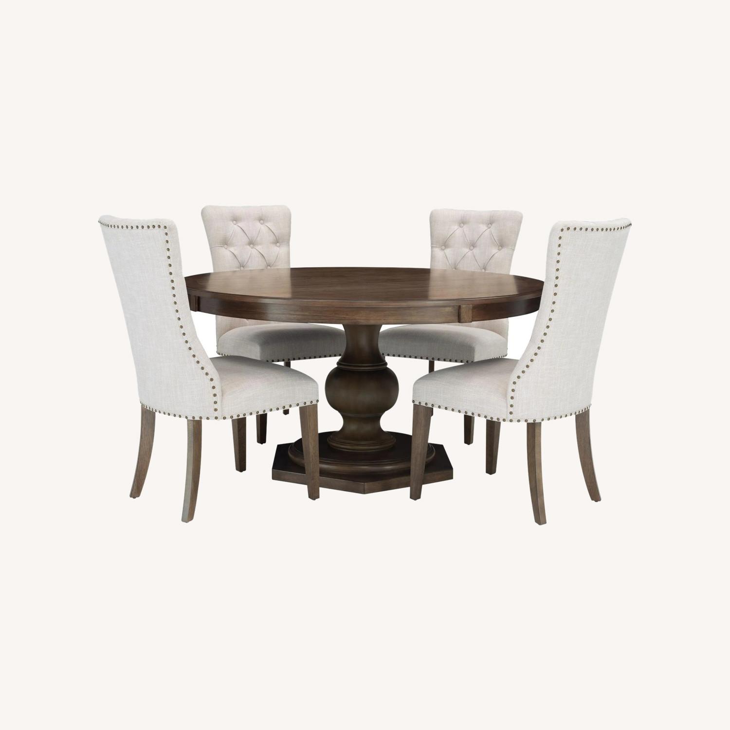 Raymour & Flanigan Tatum Dark Brown Dining Sets - image-0