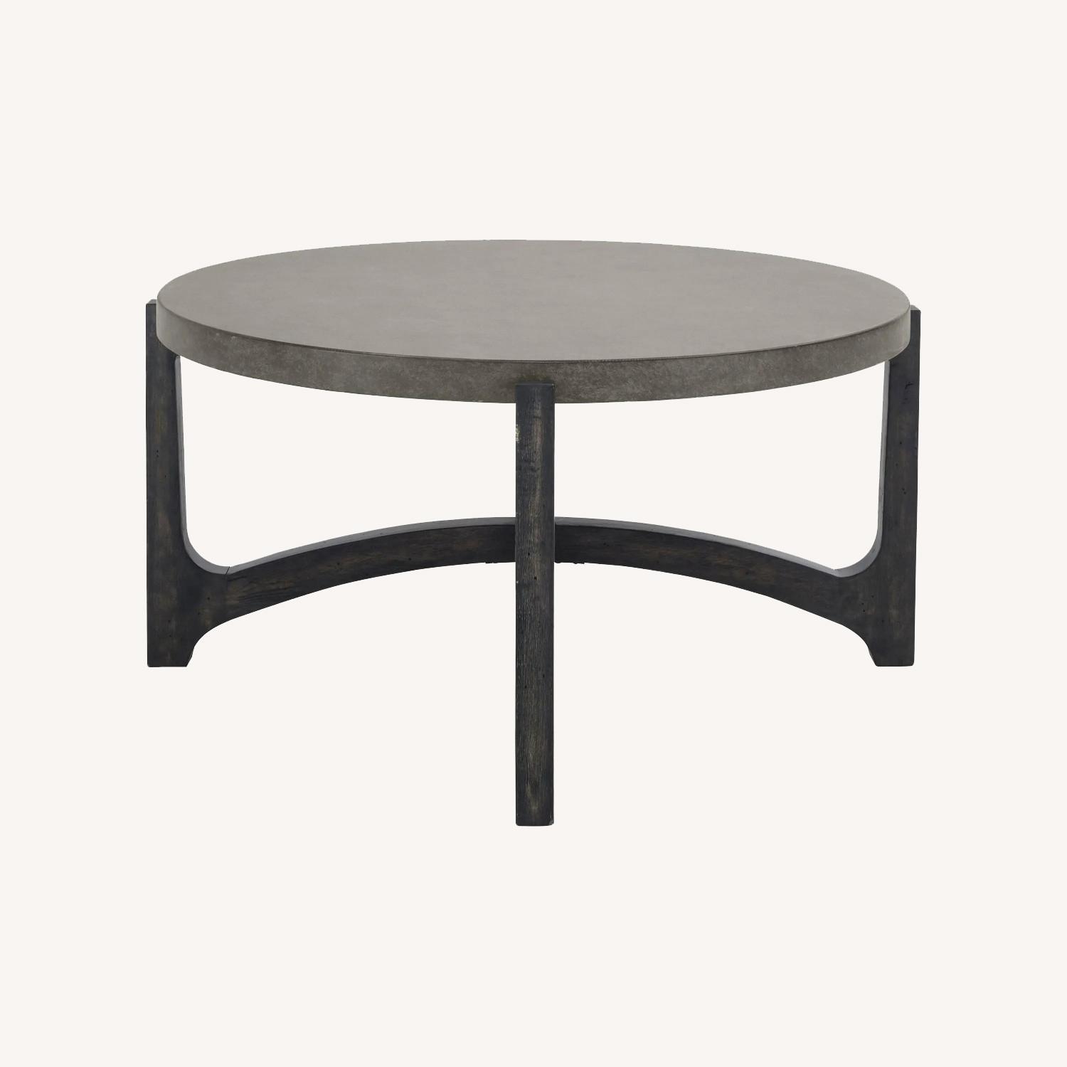 Raymour & Flanigan Gerald Round Coffee Table - image-0