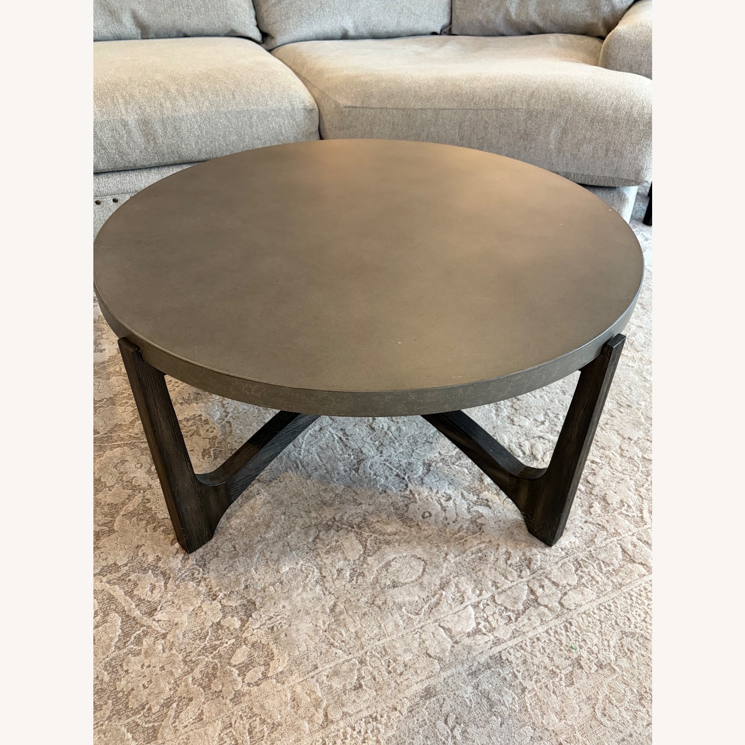 Raymour & Flanigan Gerald Round Coffee Table - image-1