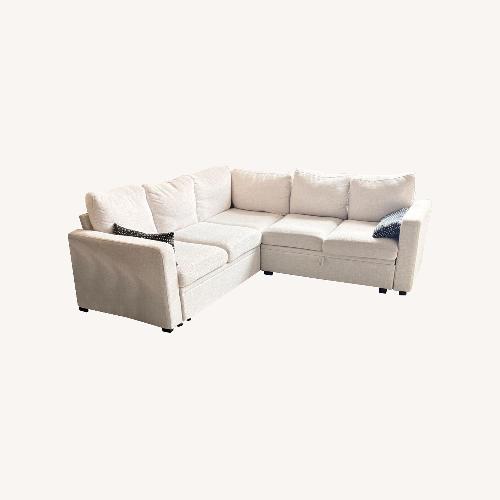Used Natural Fabric Sleeper Sofa for sale on AptDeco