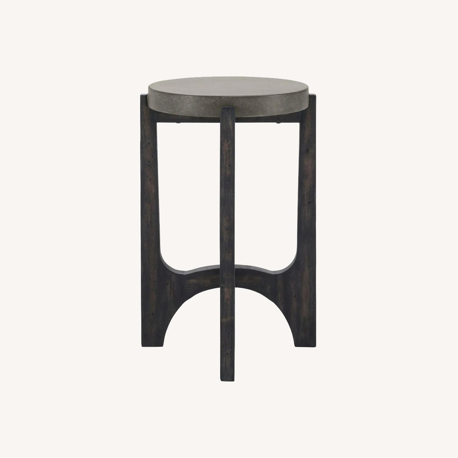 Raymour & Flanigan Gerald Round Chairside Table - image-0