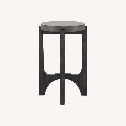 Used Raymour & Flanigan Gerald Round Chairside Table for sale on AptDeco