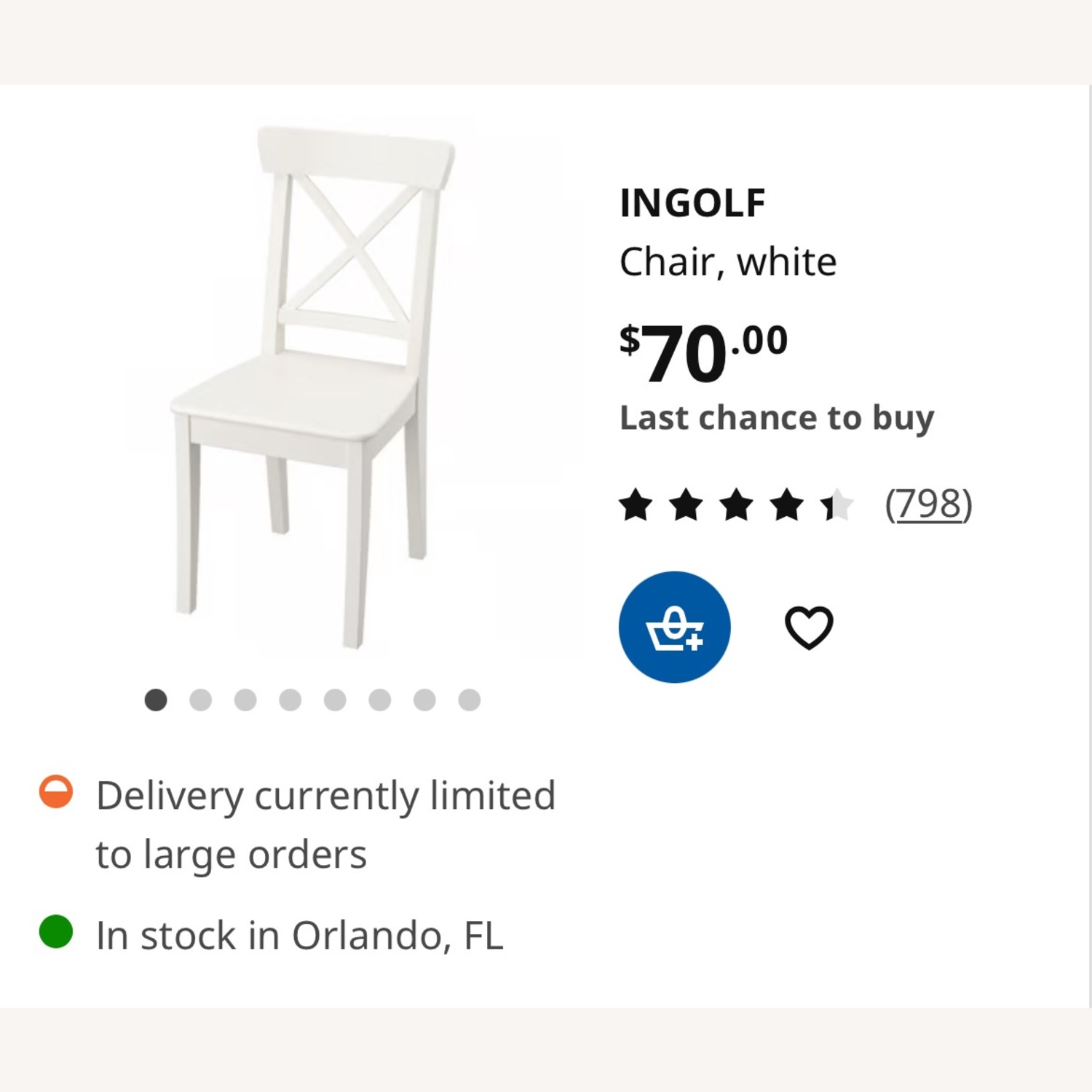 IKEA INGOLF Dinner Chair - image-2