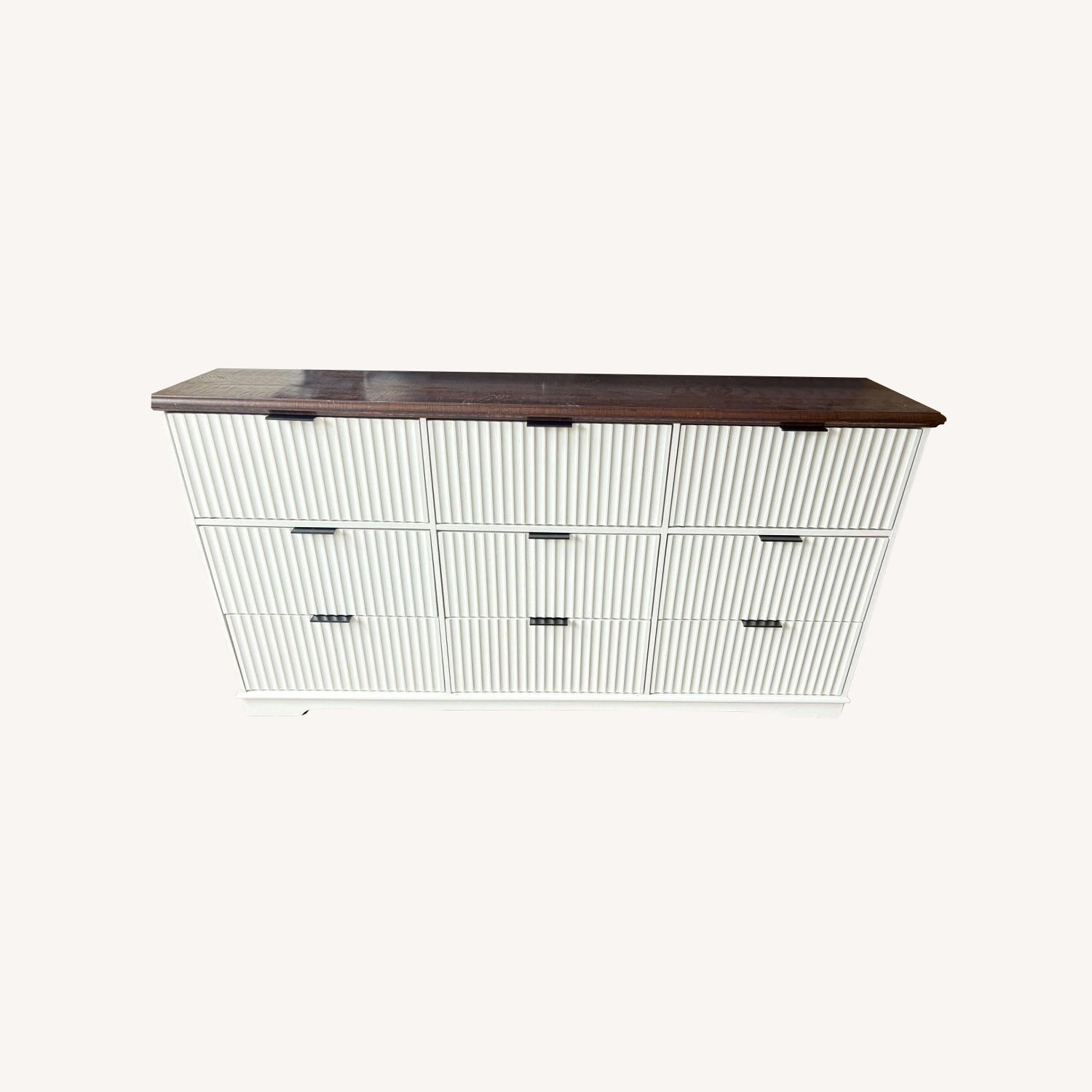 White Wood Dresser - image-0