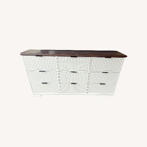 Used White Wood Dresser for sale on AptDeco