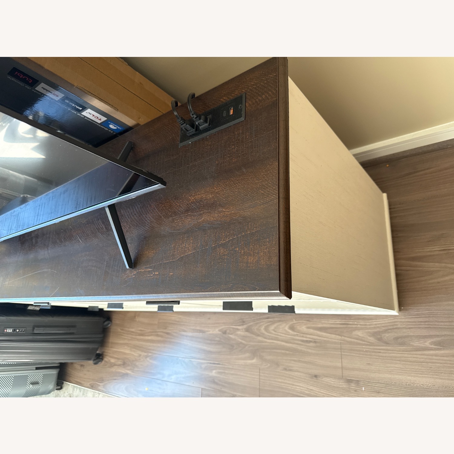 White Wood Dresser - image-2